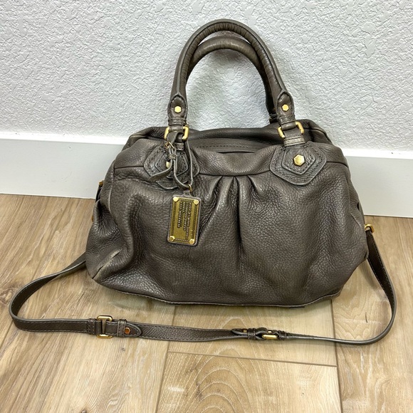 Marc Jacobs Original Baby Groove Leather Gray Purse - Picture 2 of 16